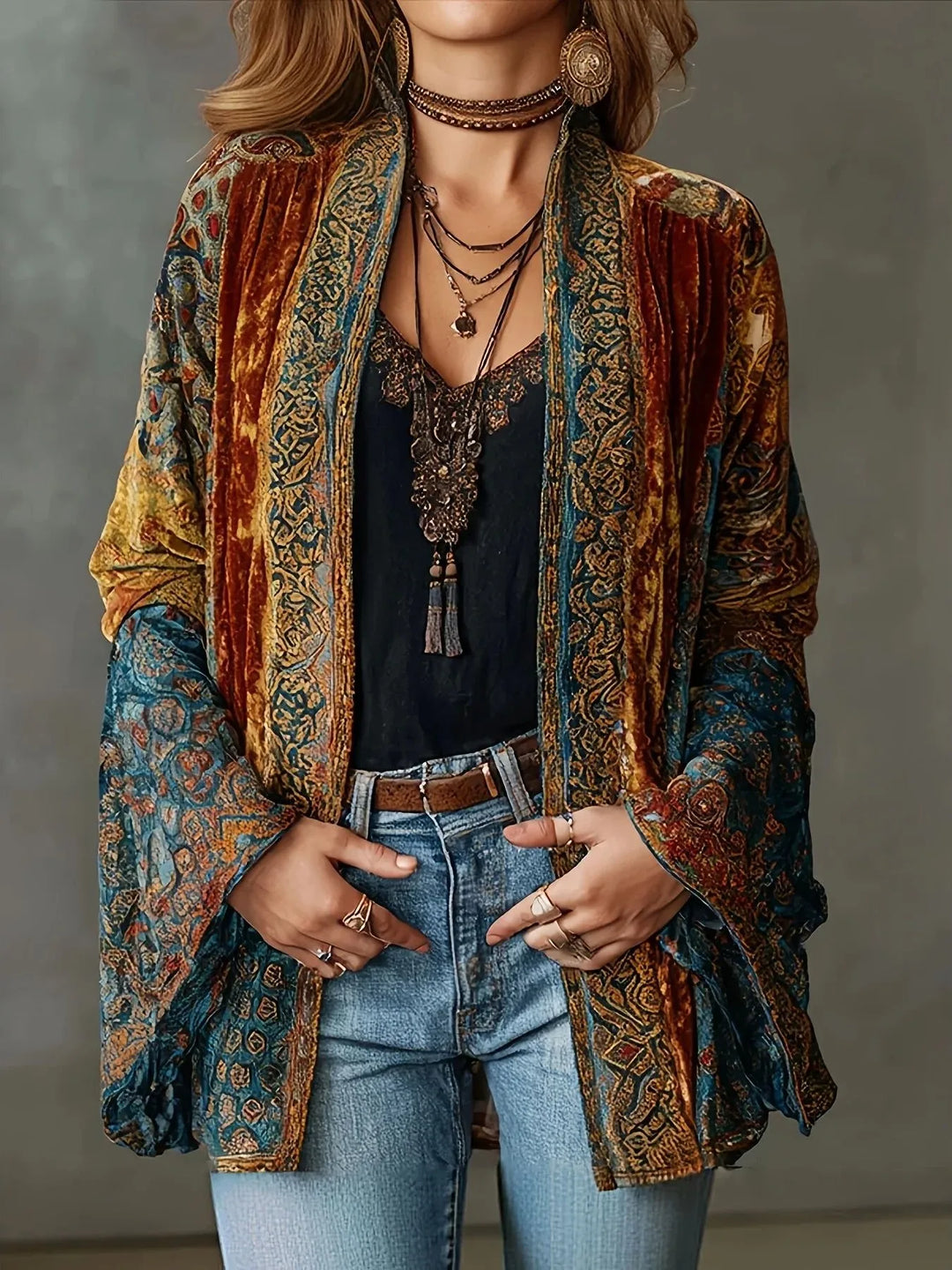 Hollis Open Front Cardigan