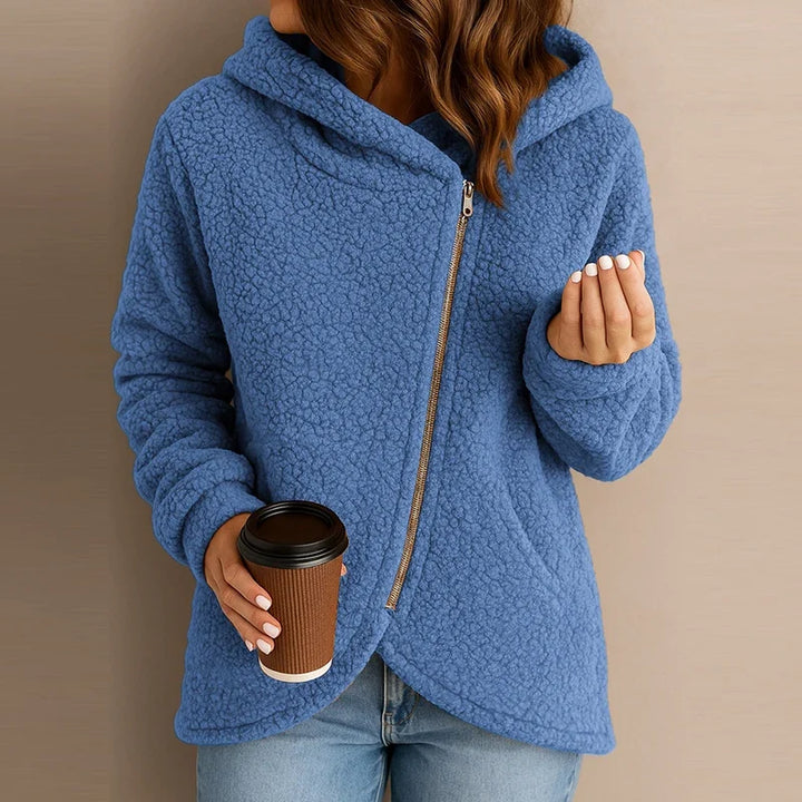 Dania Asymmetric Zip Hoodie