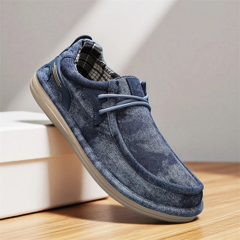 Lusso Washed Canvas Loafers