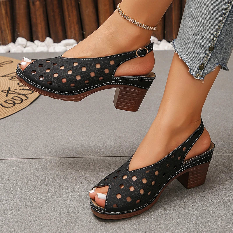 Isolene Orthopedic Peep Toe Sandals