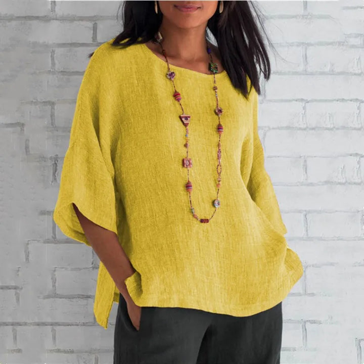 Elissea Relaxed Cotton Blouse