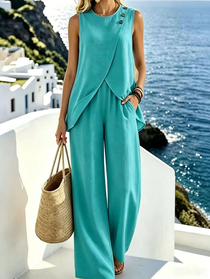 Avena Casual Summer Two-Piece Set