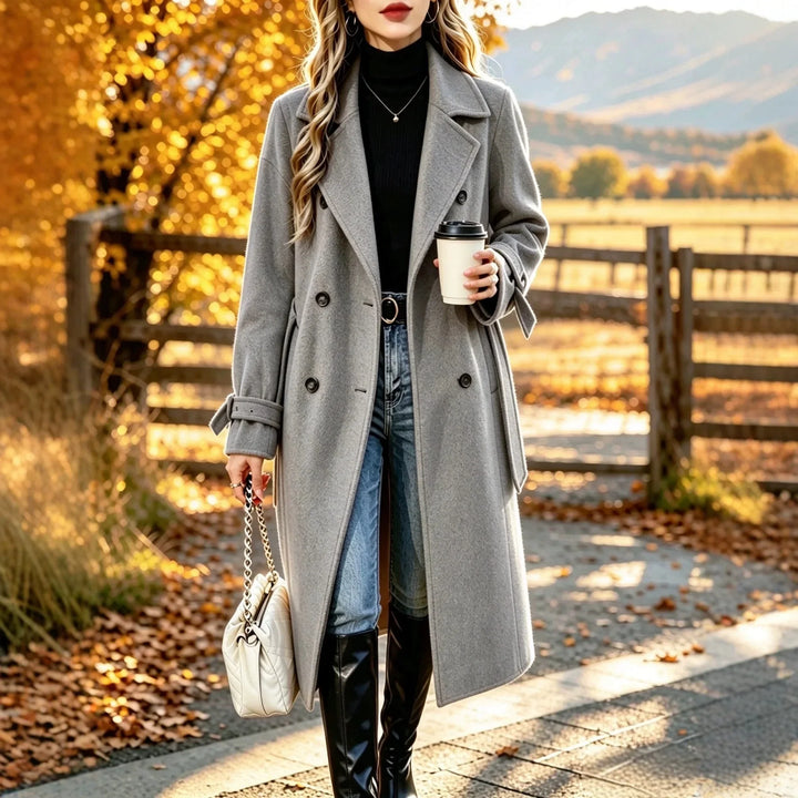 Vesna Double Breasted Wool Coat