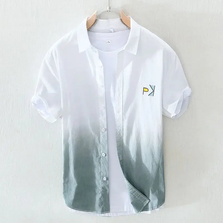 Venessae Gradient Short Sleeve Shirt