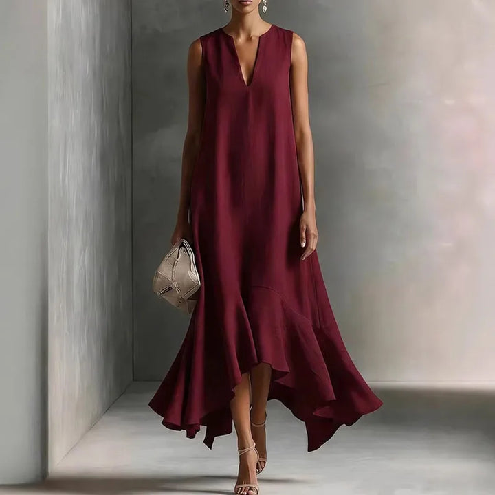 Elowen V Neck Flowy Sundress