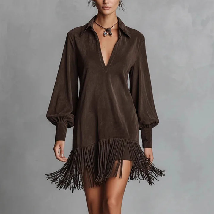 Jolene Relaxed Fit Tassel Dress