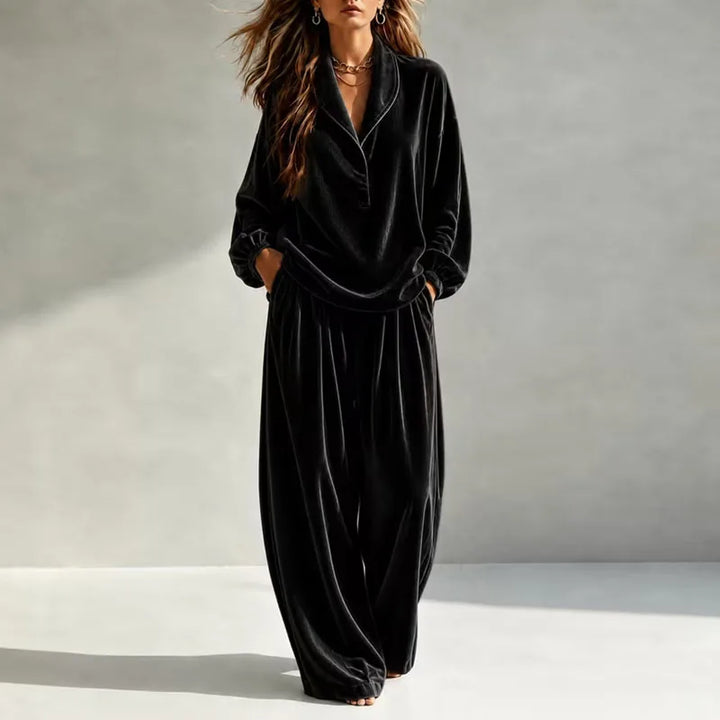 Laurel Velvet Wide Leg Set