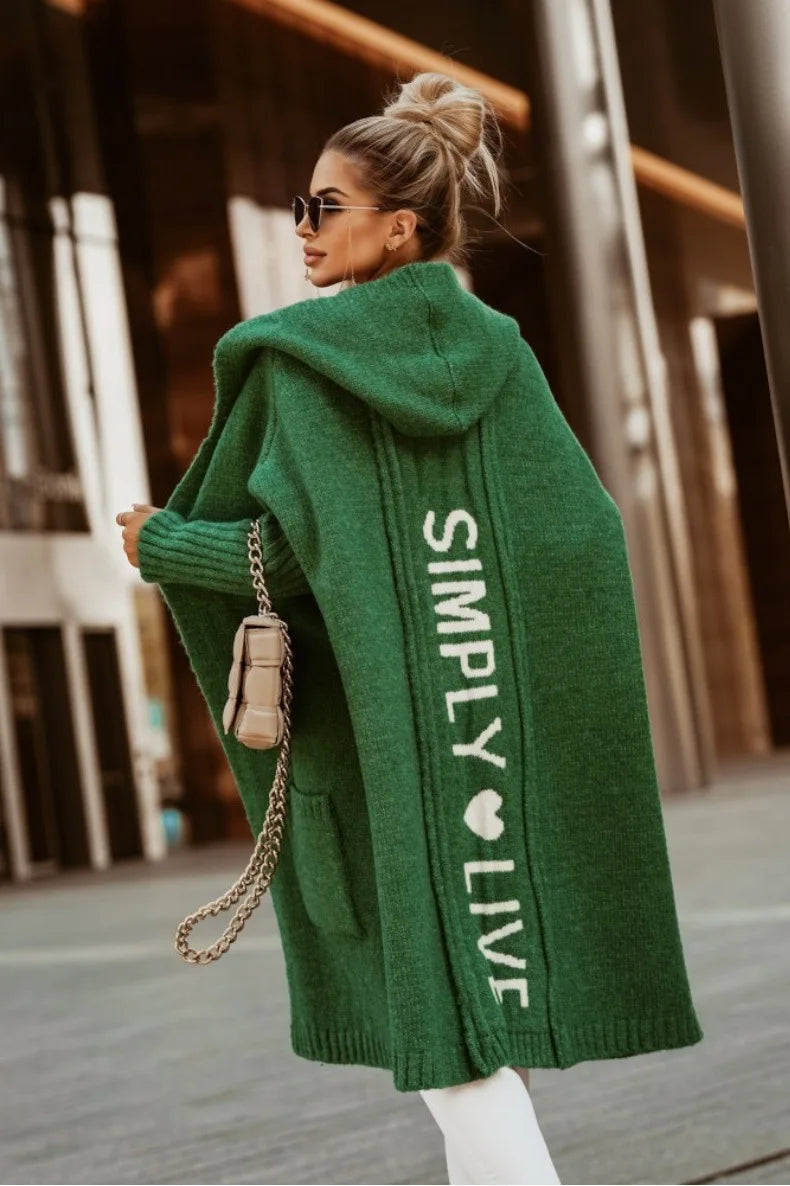 Winnifred Hooded Longline Cardigan