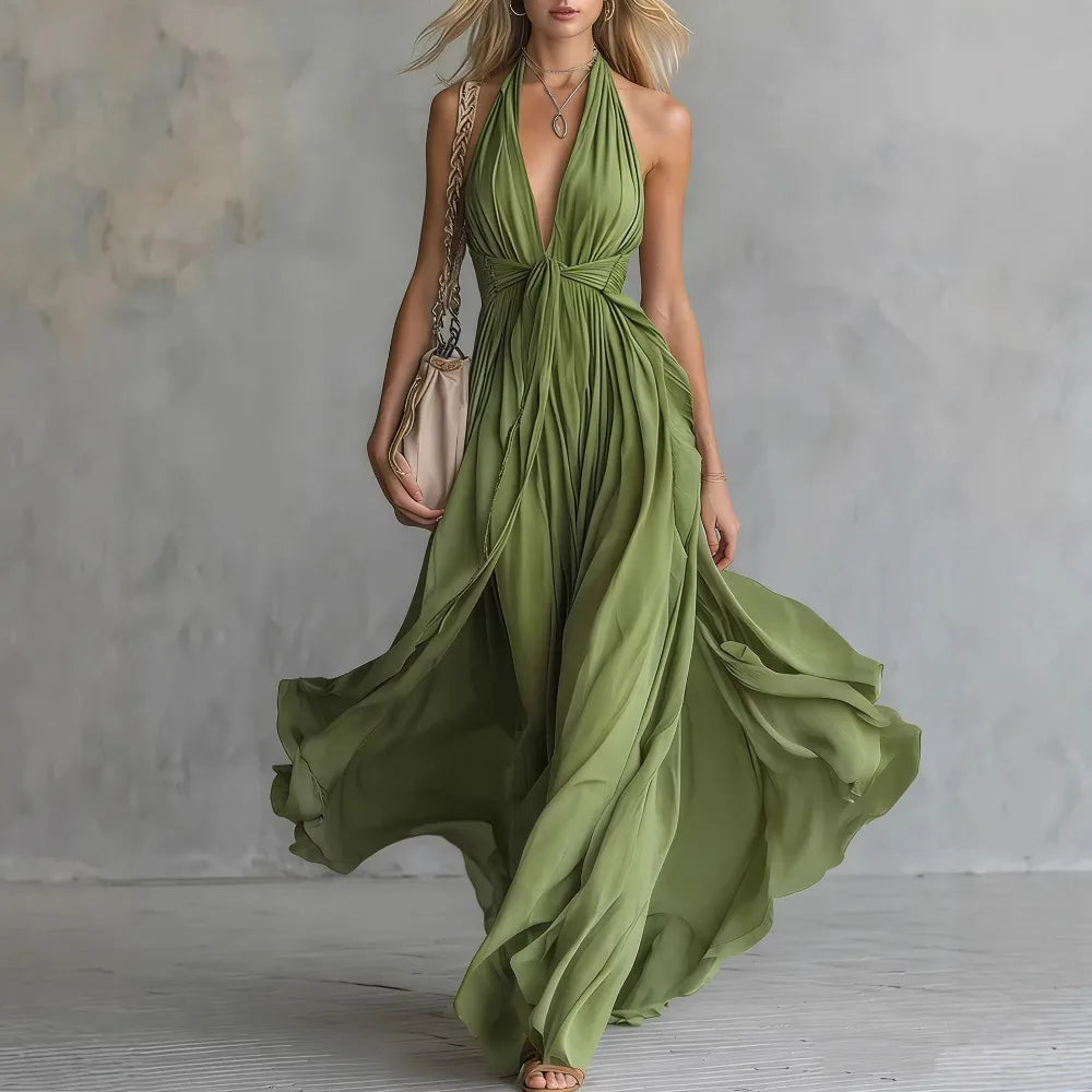 Cecilia Flowy Evening Dress