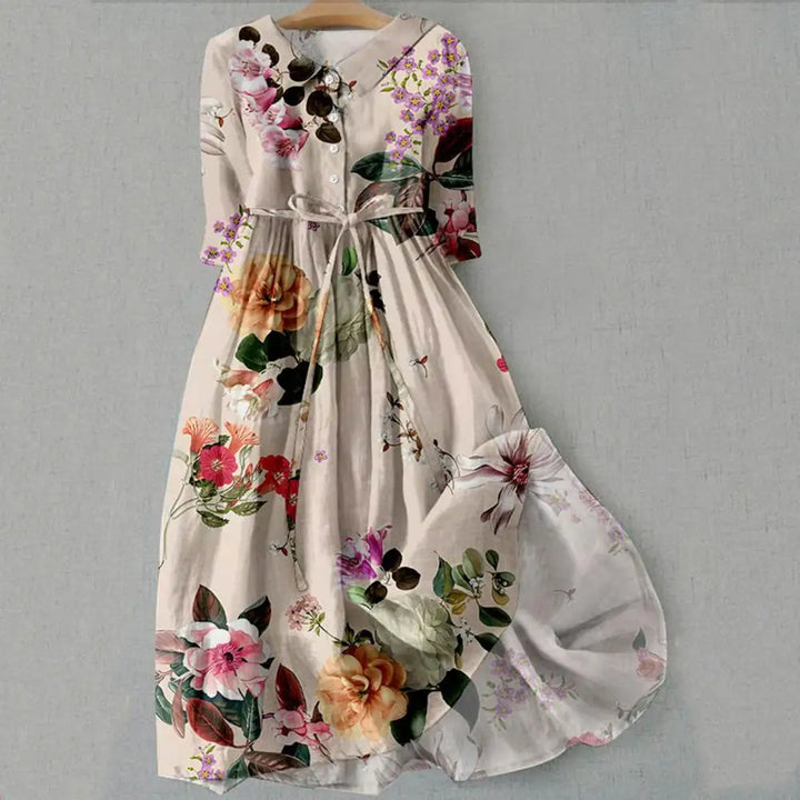 Zynara Floral Midi Dress