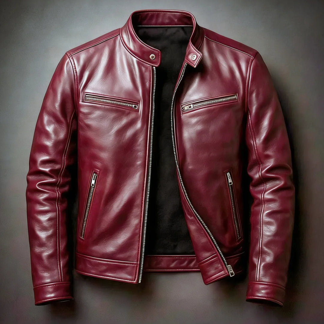 Desmond Stand Collar Moto Jacket
