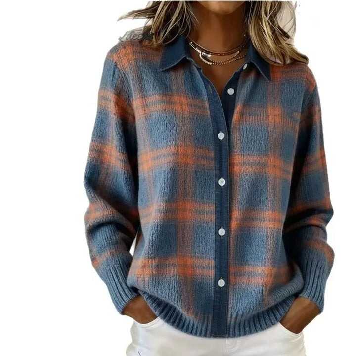 Wren Denim Placket Cardigan