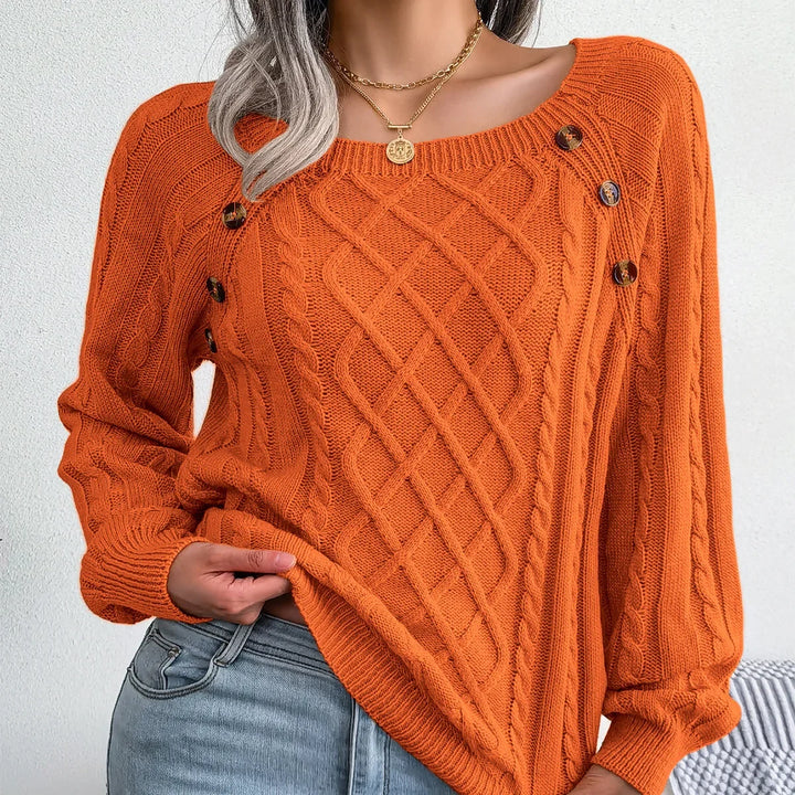 Marielena Square Neck Sweater