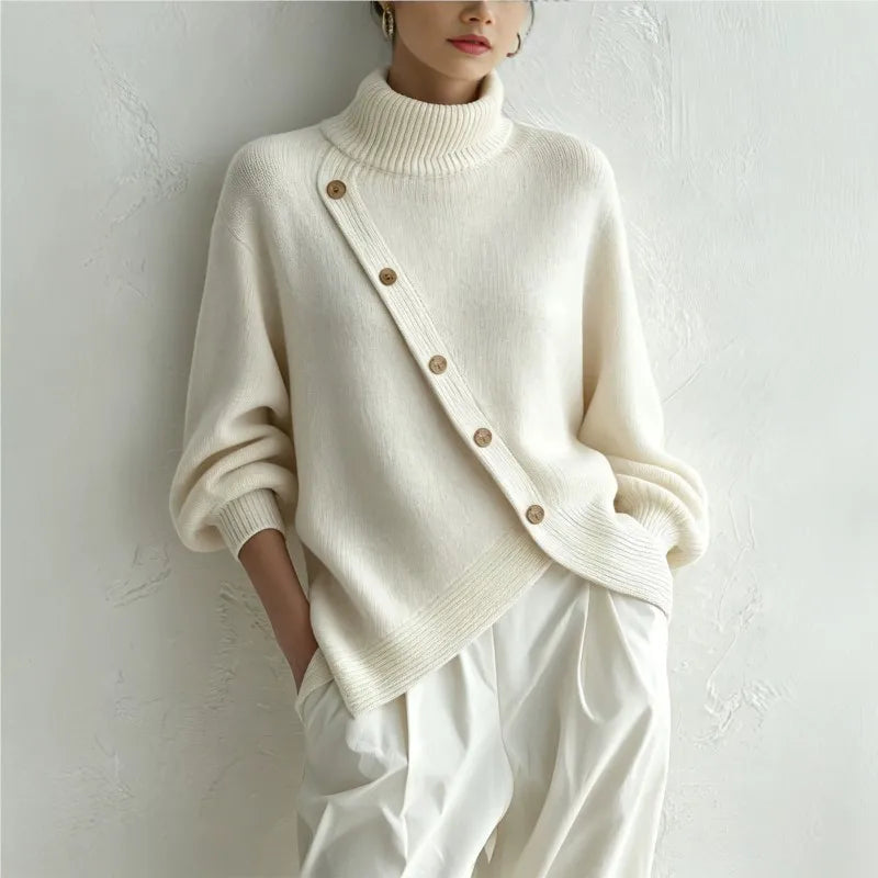 Valeria Wrap Front Sweater