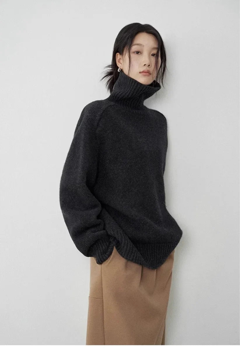 Linnea Turtleneck Wool Sweater
