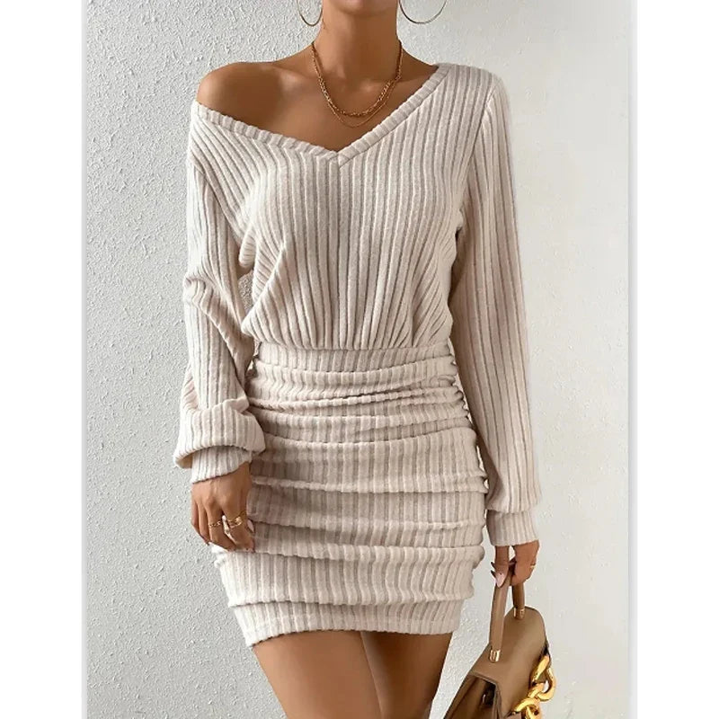 Camille Off Shoulder Sweater Dress