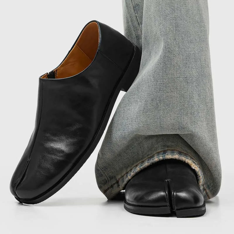 Callum Leather Tabi Loafers