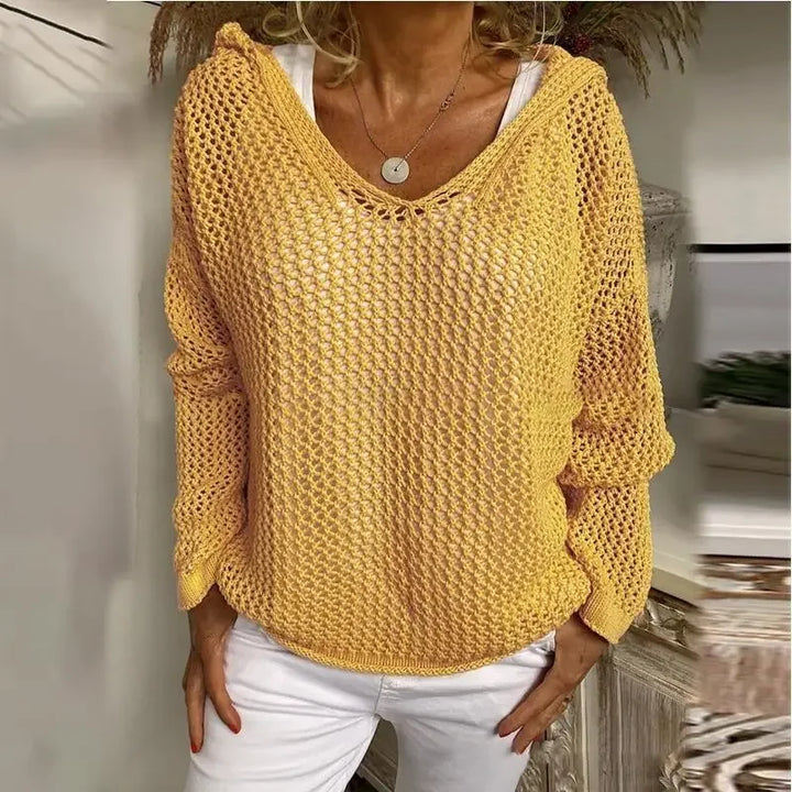 Livia Lightweight V Neck Sweater