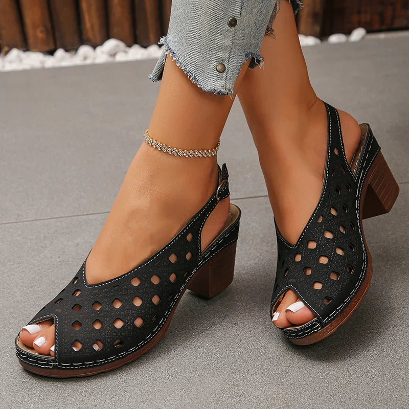 Isolene Orthopedic Peep Toe Sandals