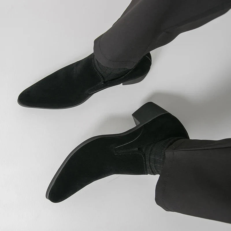 Duncan Suede Dress Loafers