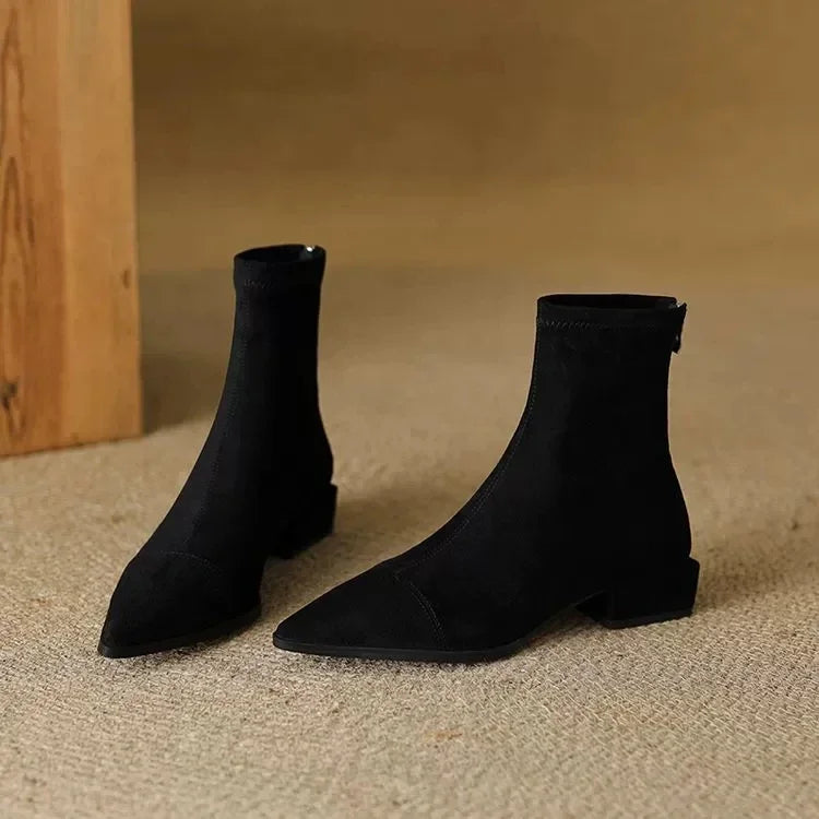 Brenna Pointed Toe Ankle Boots