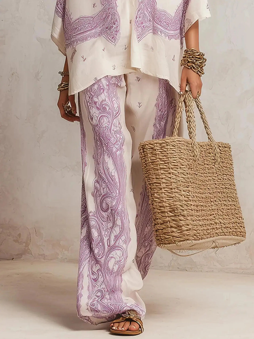 Estelle Elegant Wide Leg Matching Set