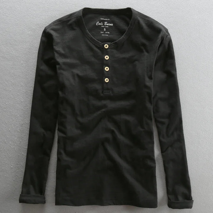Colton Breathable Henley Shirt
