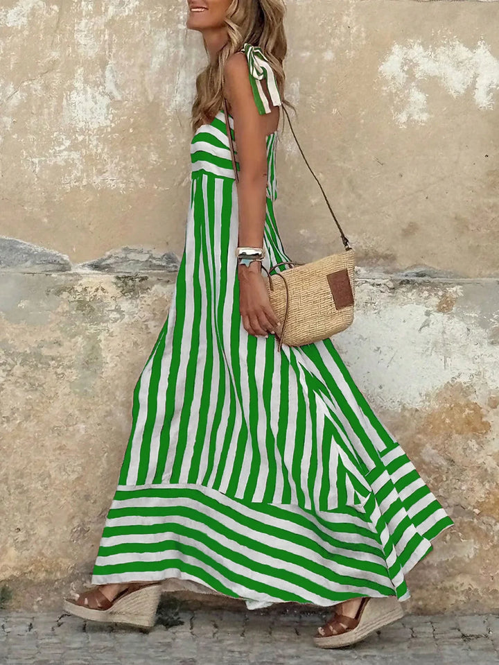Isabelle Striped Boho Maxi Dress