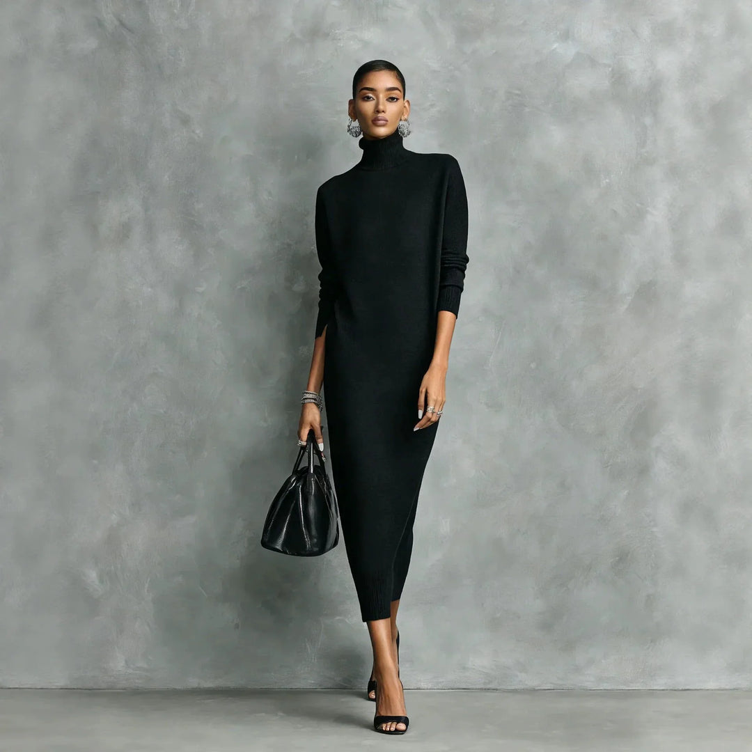 Soraya Relaxed Fit Turtleneck Dress