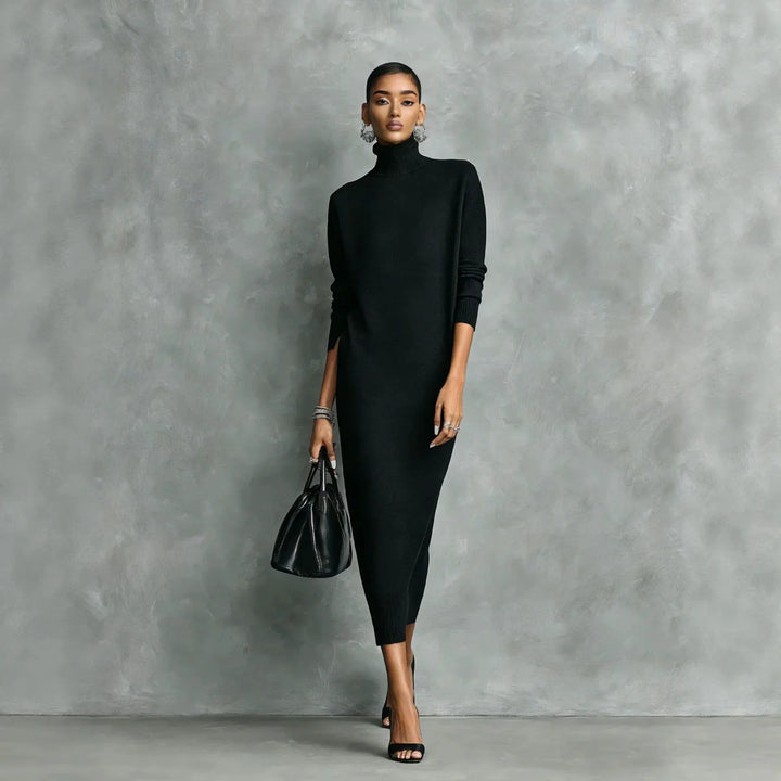 Soraya Relaxed Fit Turtleneck Dress