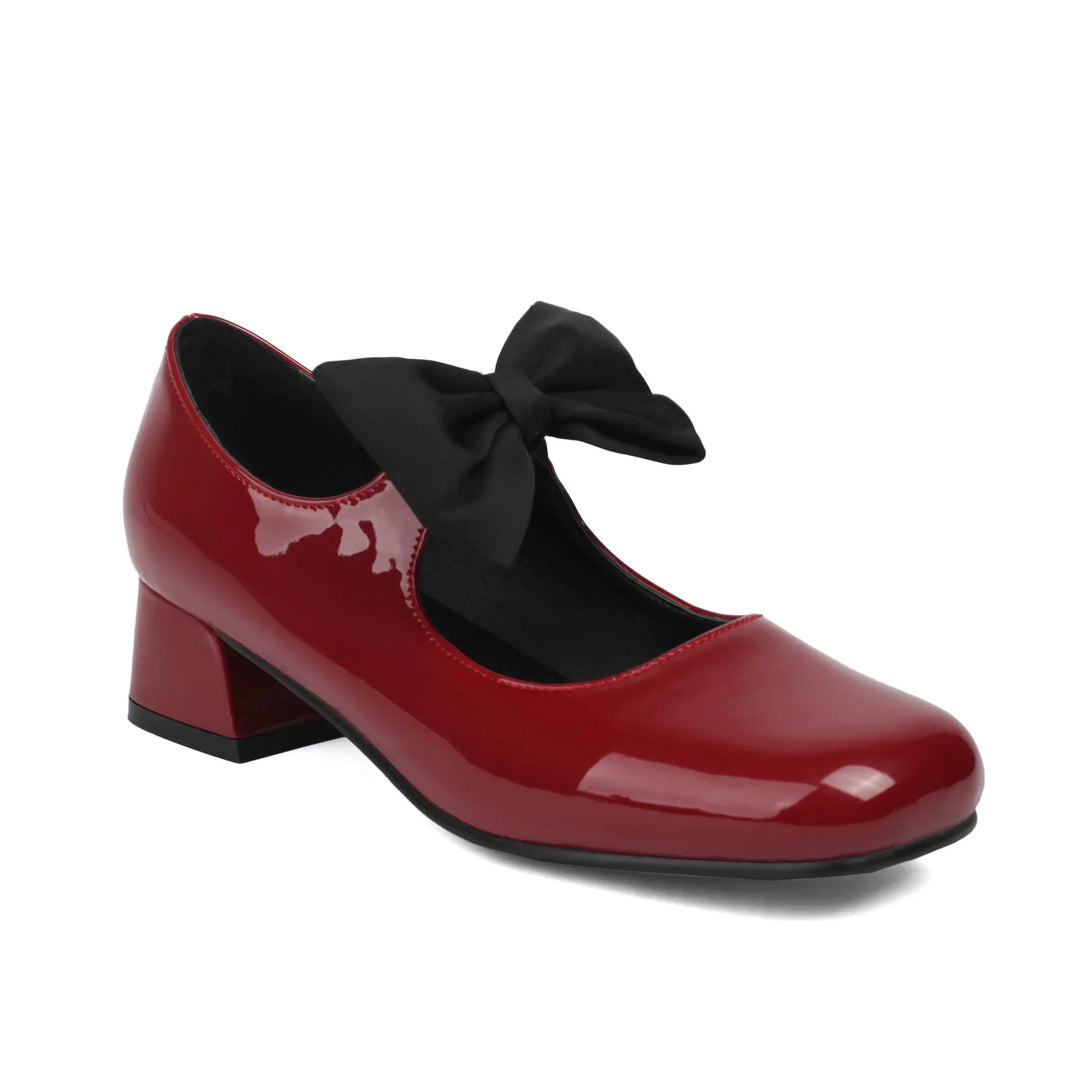 Dalvi Bow Mary Jane Pumps