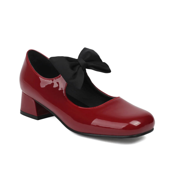 Dalvi Bow Mary Jane Pumps