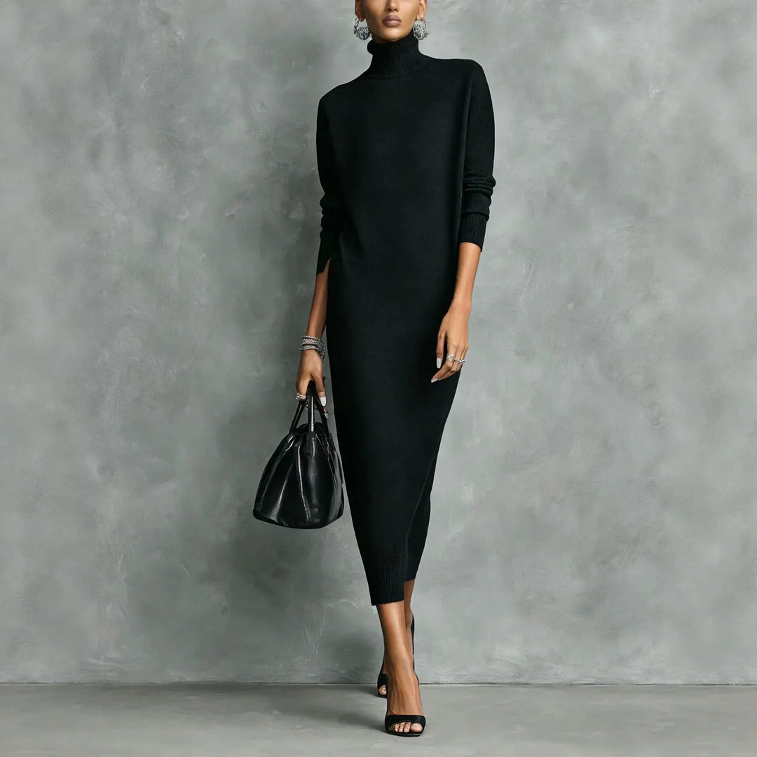 Soraya Relaxed Fit Turtleneck Dress