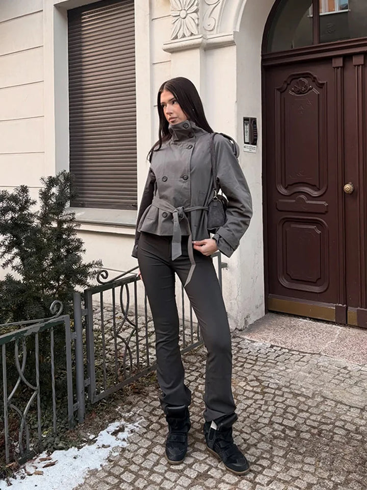 Rosanne Double Breasted Trench