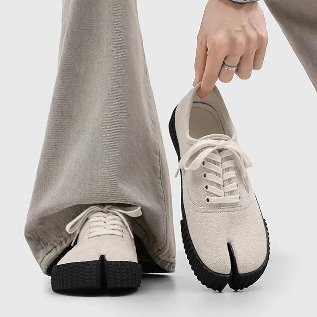 Lucas Textured Split Toe Shoes