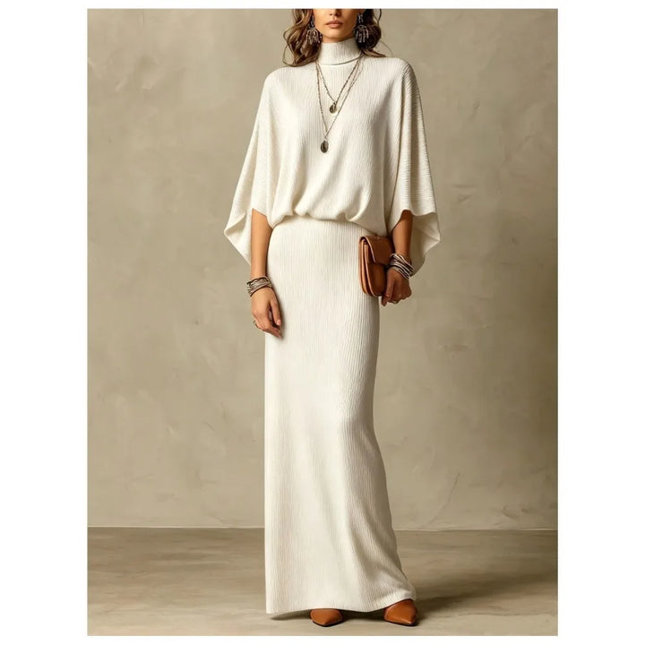 Wilhelmina Ribbed Knit Skirt Set