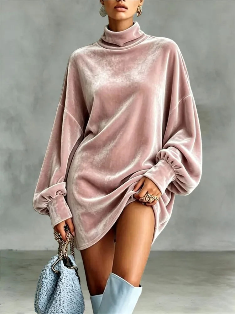 Teresa Turtelneck Mini Dress