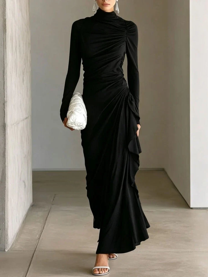 Imogen Ruffle Wrap Maxi Dress