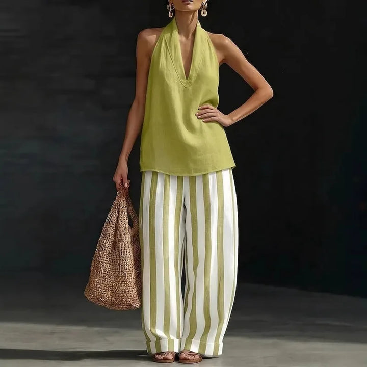 Katinka Relaxed Wide Leg Trouser Set