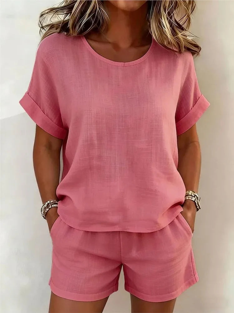 Desiree Casual Two-Piece Shorts Set