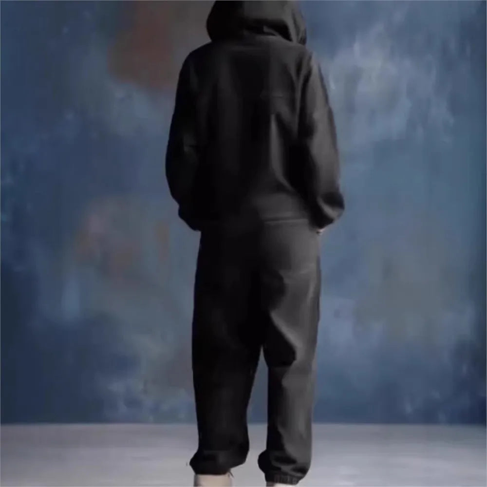 Juniper Hooded Denim Jumpsuit