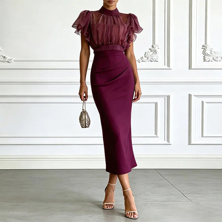Ember Figure Flattering Midi Dress