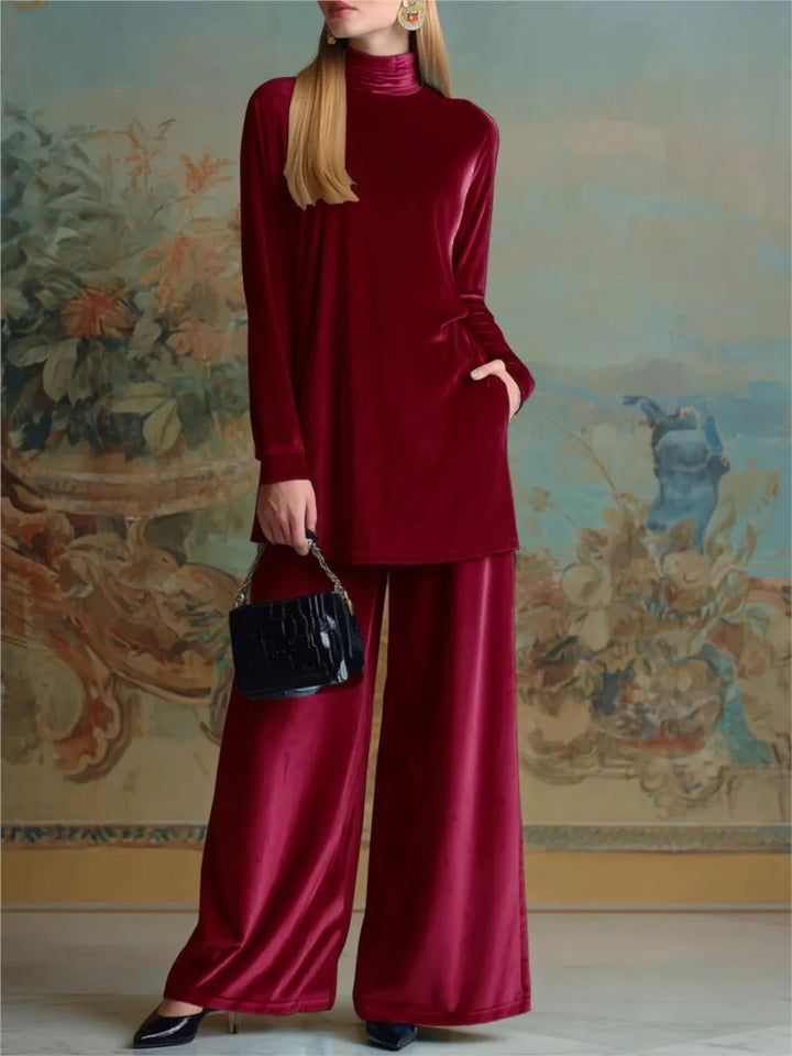 Sienna Longline Turtleneck Set