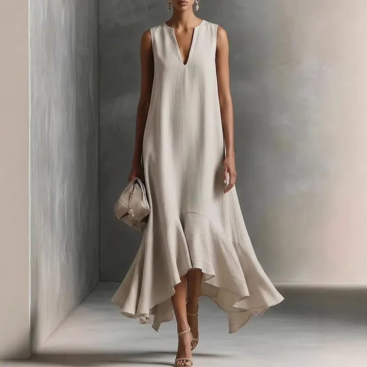 Elowen V Neck Flowy Sundress