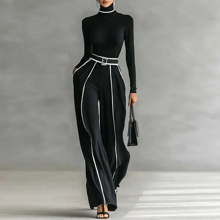 Lisa Buckled Waist Two Piece Set