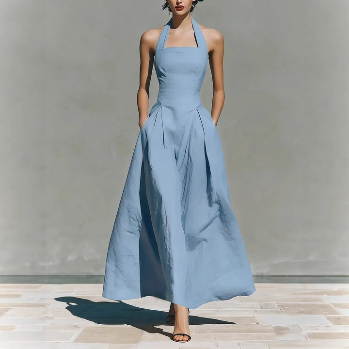 Antonio A Line Flowy Maxi Dress