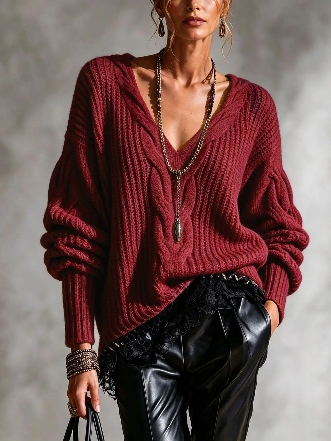 Freya Cable Knit Sweater