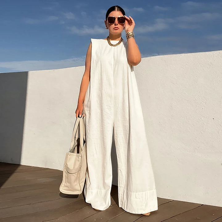 Orelia Relaxed Wide Leg Jumpsuit
