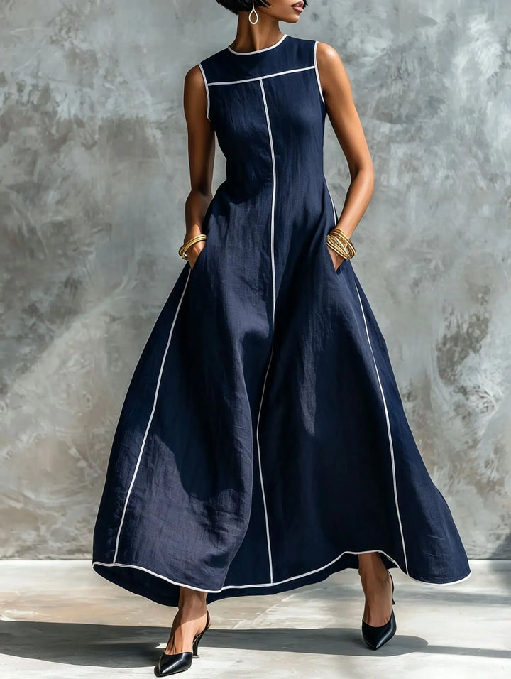 Drusilla Elegant Flowy Maxi Dress