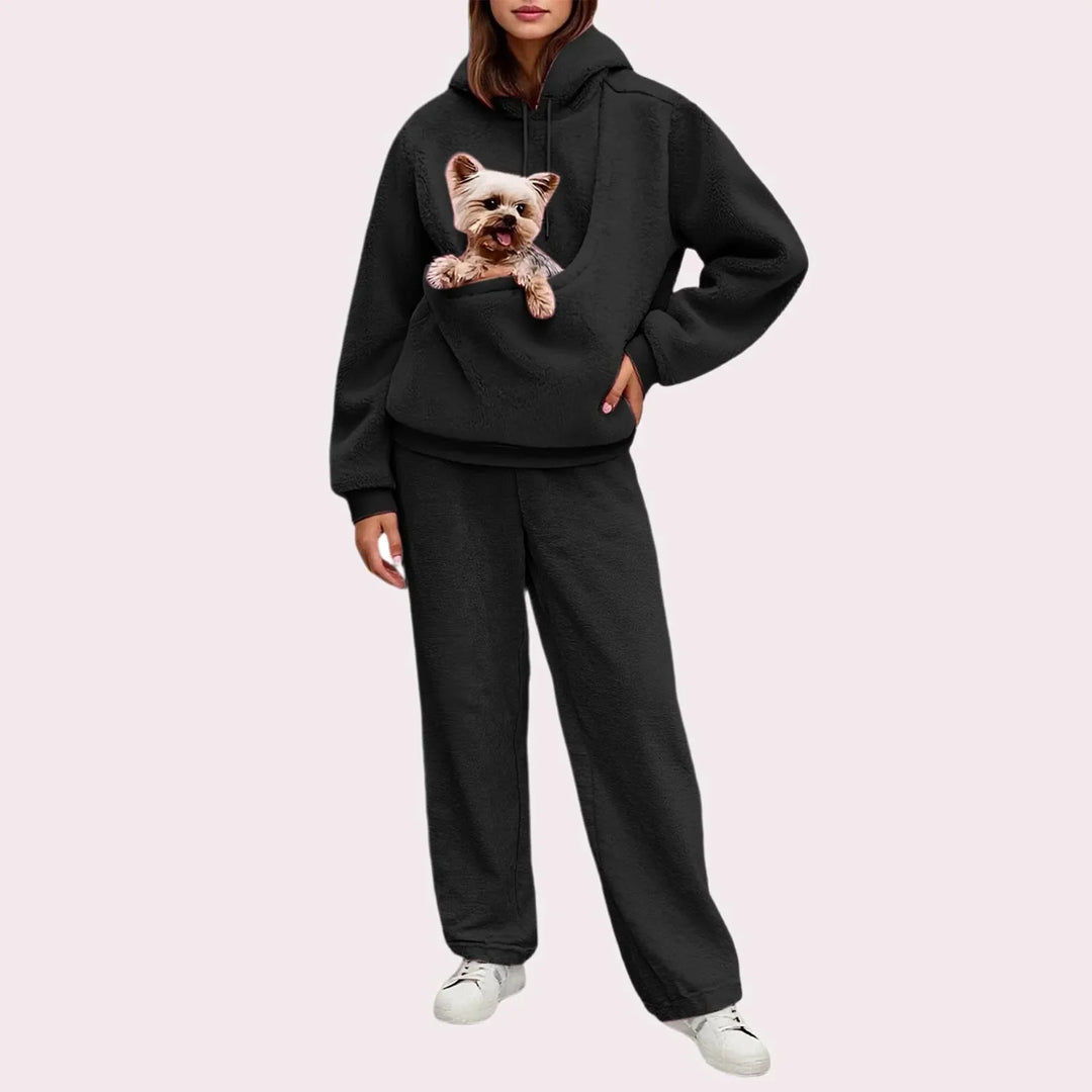 Ophira Pet Pocket Hoodie Set